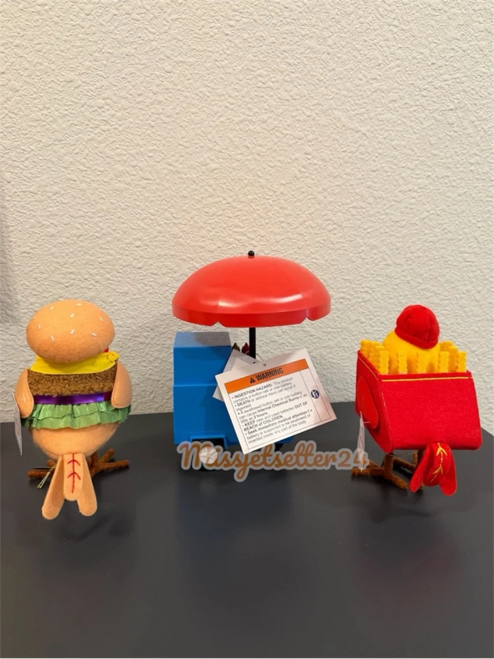 Featherly Friends Set Tater Bird, Patty Bird & Hot Dog Cart Target NEW Summer